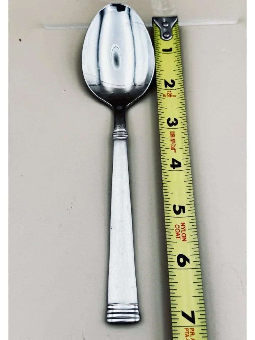 4 Wallace Stainless NAPOLI FROST Oval Soup Spoons 18/10 Flatware Set